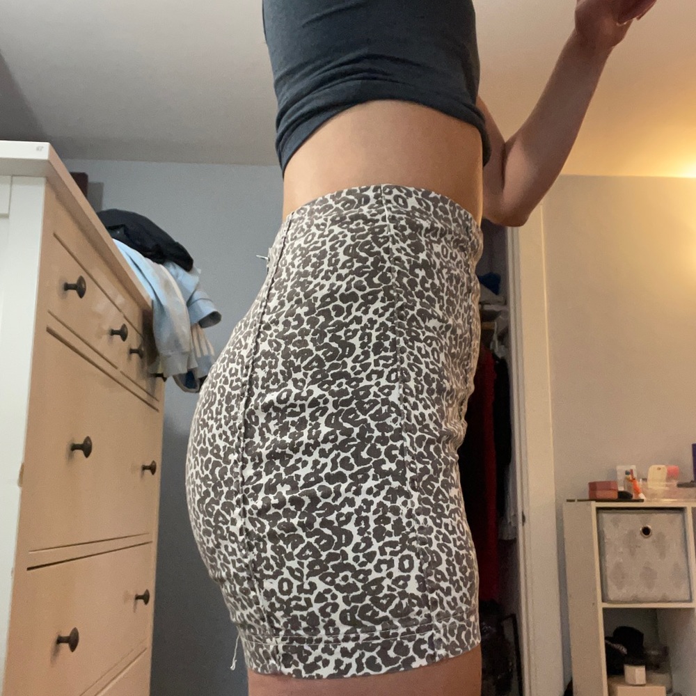 Free People Cheetah Print Skirt